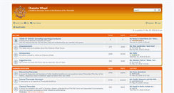 Desktop Screenshot of dhammawheel.com