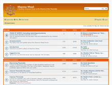 Tablet Screenshot of dhammawheel.com
